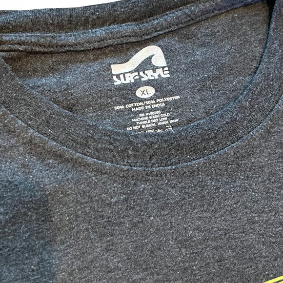 Surf Style Fort Lauderdale Dark Gray T-shirt, size XL - Picture 2 of 2